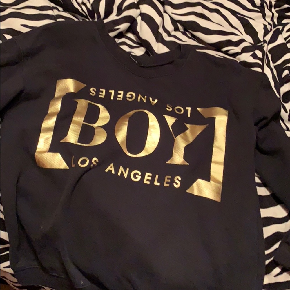 Black and Gold Sweatshirt